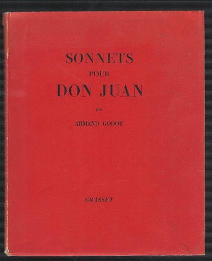 Sonnets Pour Don Juan - Armand Godoy - copertina