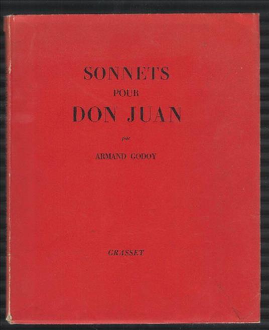 Sonnets Pour Don Juan - Armand Godoy - copertina