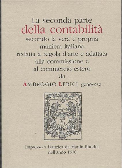 Una Bella Forma Della Contabilità - Una Bella Forma Della Contabilità - copertina