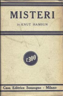 Misteri - Knut Hamsun - copertina