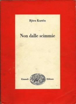 Non dalle scimmie - Björn Kurtén - copertina