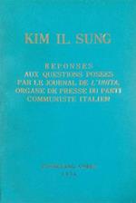 Reponses aux questions posees par le journal de l'Unità, organe de presse du Parti Communiste Italien
