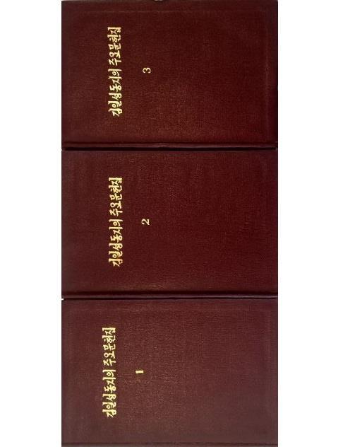 Scritti scelti del compagno Kim Il Sung - completo in 3 voll - Il Sung Kim - copertina