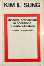 Discorsi pronunciati in occasione di visite all'estero 18 aprile - 9 giugno 1975
