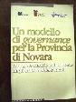 Modello di governance per la Provincia di Novara (Un) - copertina