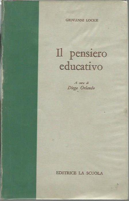 Il pensiero educativo - John Locke - copertina