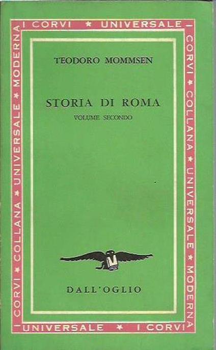 Storia di Roma - volume 2 - Theodor Mommsen - copertina