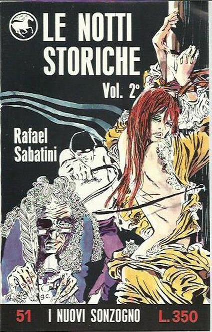 Le notti storiche - VOL. 2 - Rafael Sabatini - copertina