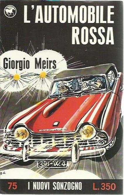L' automobile rossa - Giorgio Meirs - copertina