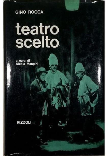 Teatro scelto - copertina