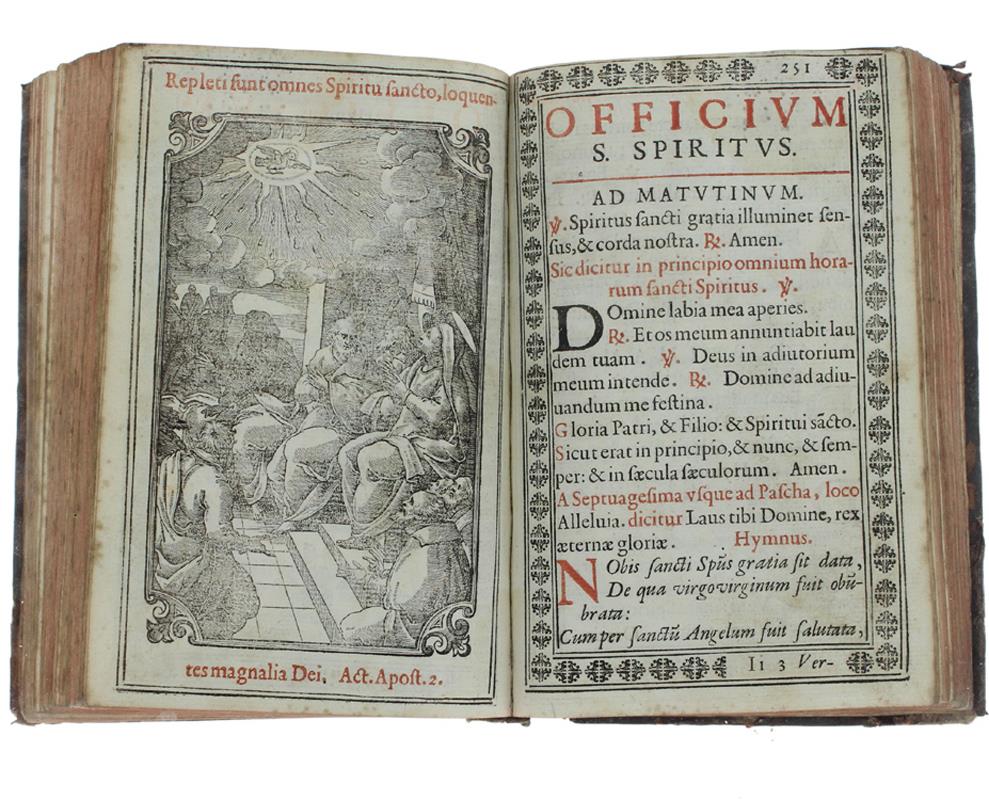 Officium B. Mariae Virginis, Nuper Reformatum, & Pij 5. Pont. Max. Iussu Editum. Cum Indulgentiis. Accessere Psalmi Qui In Vesperis & Completorijs Per Totum Anni Circulm In Dominicis Dicuntur, Cum Rosario B. Mariae Virginis