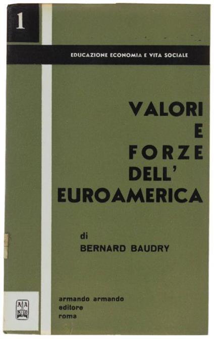 Valori E Forze Dell'euroamerica - copertina