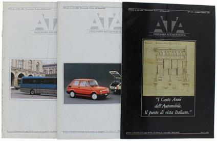 Ata Ingegneria Automotoristica. 1987 : Raccolta Di 3 Riviste (Gennaio/Febbraio, Novembre, Dicembre) - copertina