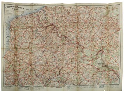 Les Operations Militaires (1 Mars 1917 - 13 Mars 1918). Carte-Guide Campbell N. 2: Nord Et Belgique - copertina
