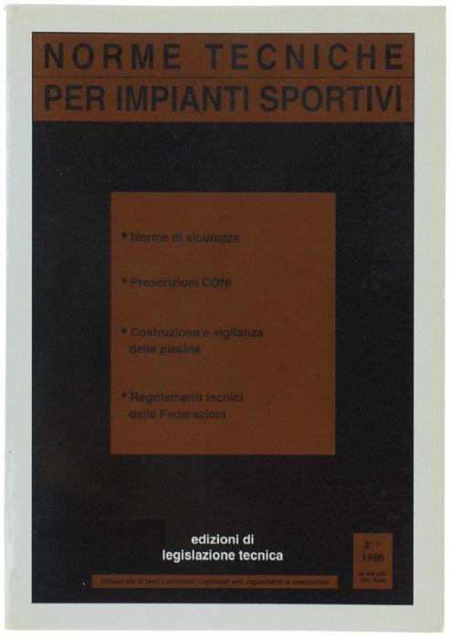 Norme Tecniche Per Impianti Sportivi - copertina