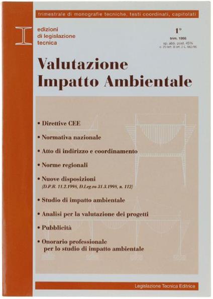 Valutazione Impatto Ambientale - copertina