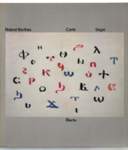 Carte Segni - Roland Barthes - copertina