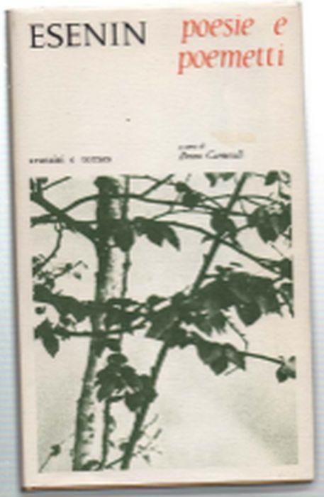 Poesie E Poemetti - Sergej Esenin - copertina