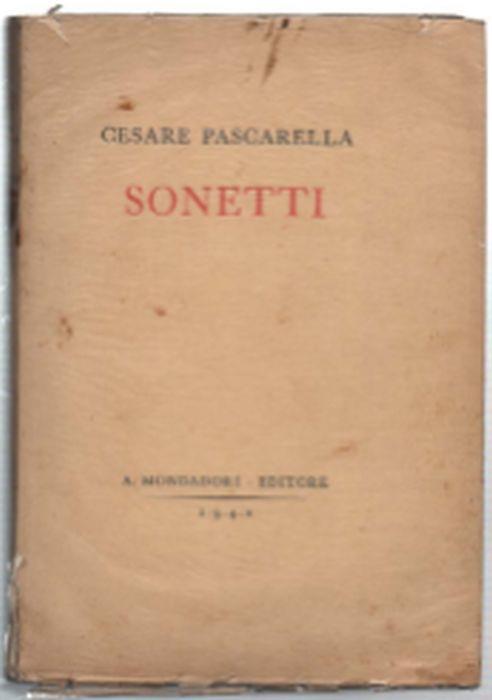 Sonetti - Cesare Pascarella - copertina