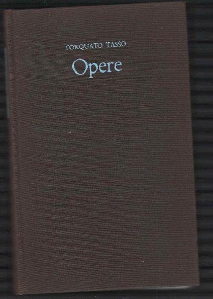Opere - Torquato Tasso - copertina