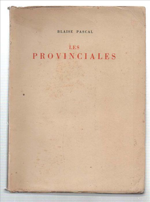Les Provinciales - Blaise Pascal - copertina