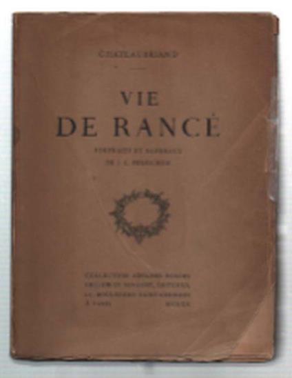 Vie De Rancé - François-René de Chateaubriand - copertina