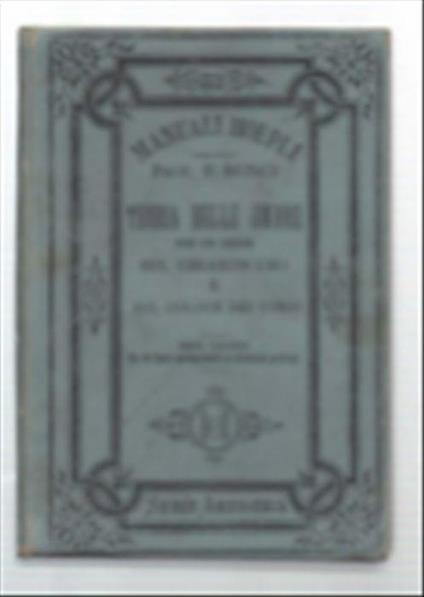 Teoria Delle Ombre Con Un Cenno Sul Chiaroscuro E Sul Colore Dei Corpi - Elia Bonci - copertina