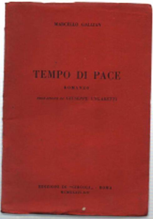 Tempo Di Pace - Marcello Gallian - copertina