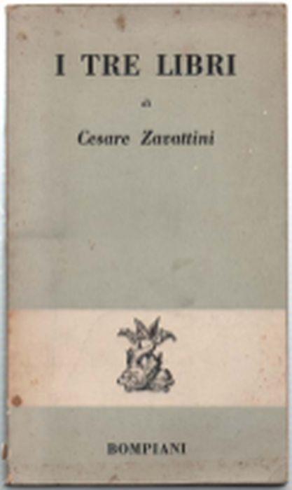 I Tre Libri - Cesare Zavattini - copertina