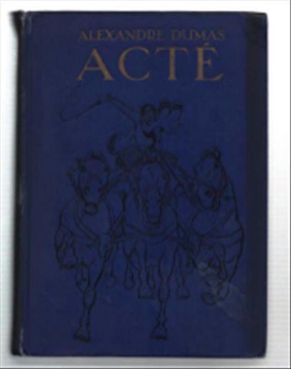 Acté - Alexandre Dumas - copertina