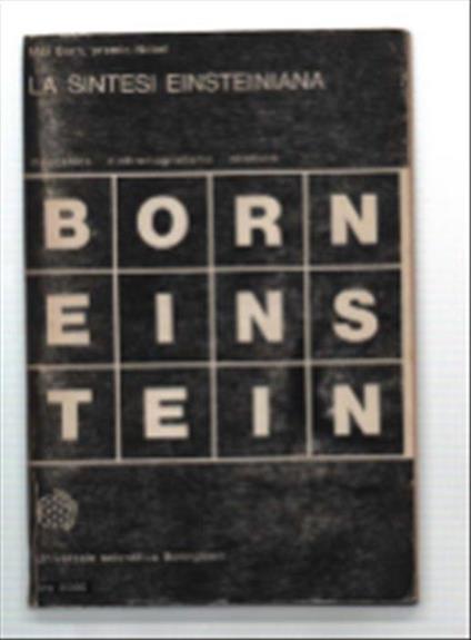 La Sintesi Einsteiniana - Max Born - copertina