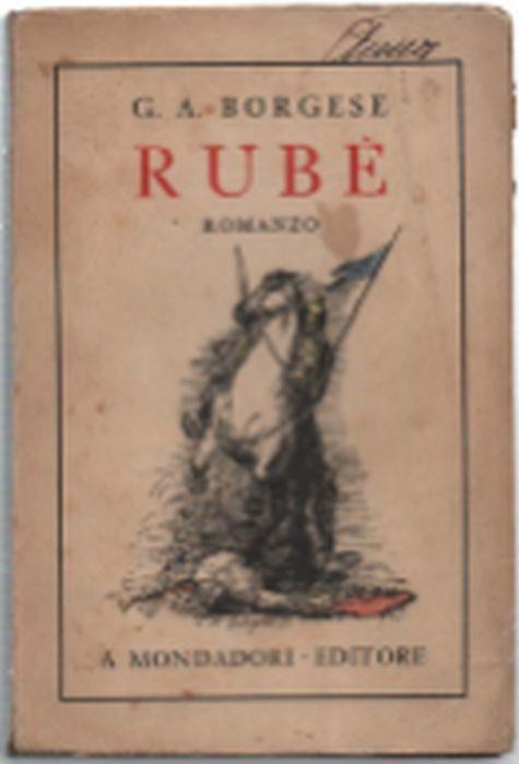 Rubè - Giuseppe A. Borgese - copertina