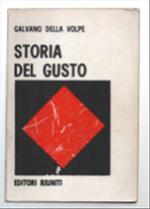 Schizzo Di Una Storia Del Gusto