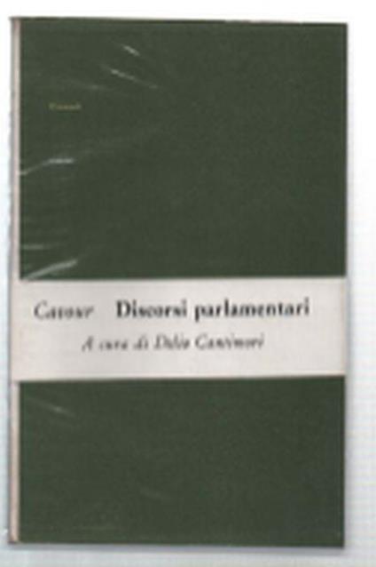 Discorsi Parlamentari - Camillo Cavour - copertina