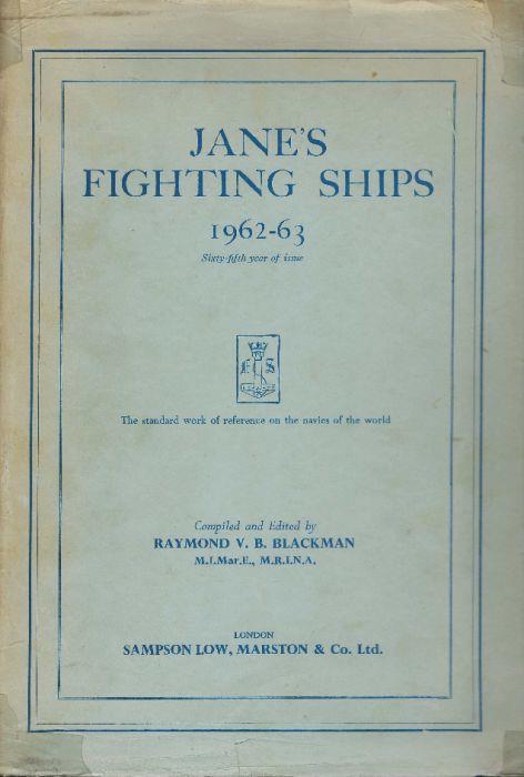 Jane's Fighting Ships 1962-63 - Raymond V. B. Blackman - copertina