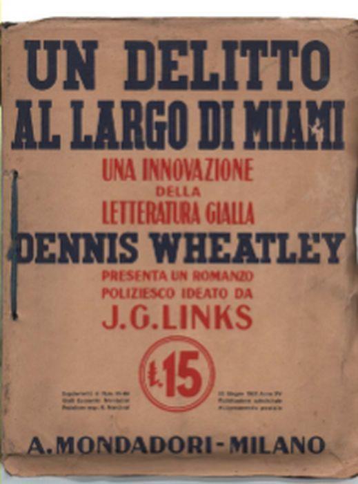 Un Delitto Al Largo Di Miami - Dennis Wheatley - copertina