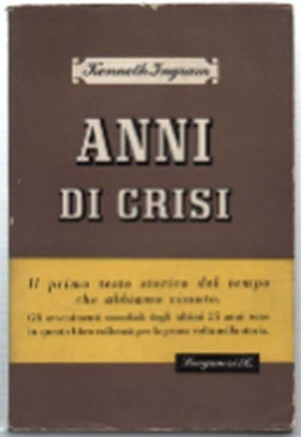 Anni Di Crisi - Kenneth Ingram - copertina