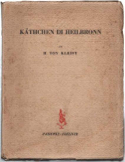 Käthchen Di Heilbronn - copertina