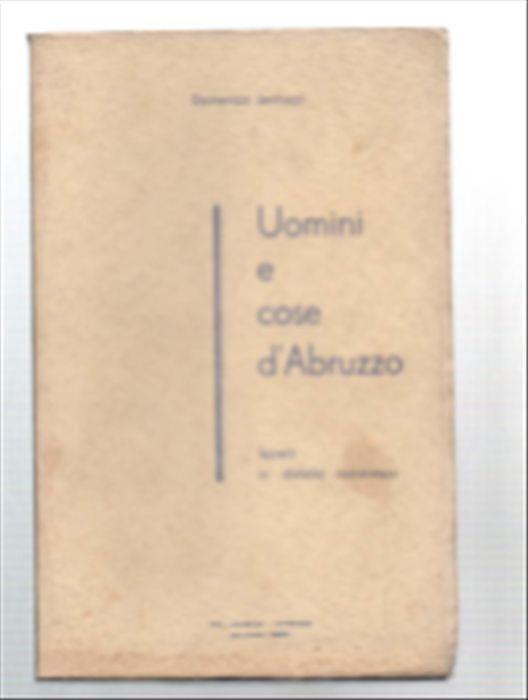 Uomini E Cose D'abruzzo. Sonetti In Dialetto Romanesco - copertina