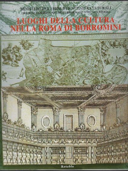 Luoghi Della Cultura Nella Roma Di Borromini - copertina
