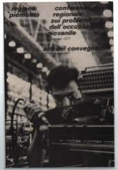 Conferenza Regionale Sui Problemi Dell'occupazione Giovanile 30 Gennaio 1977...
