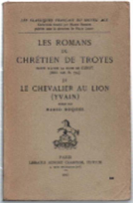 Le Chevalier Au Lion (Yvain) - copertina