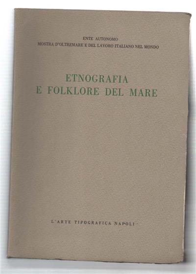 Etnografia E Folklore Del Mare