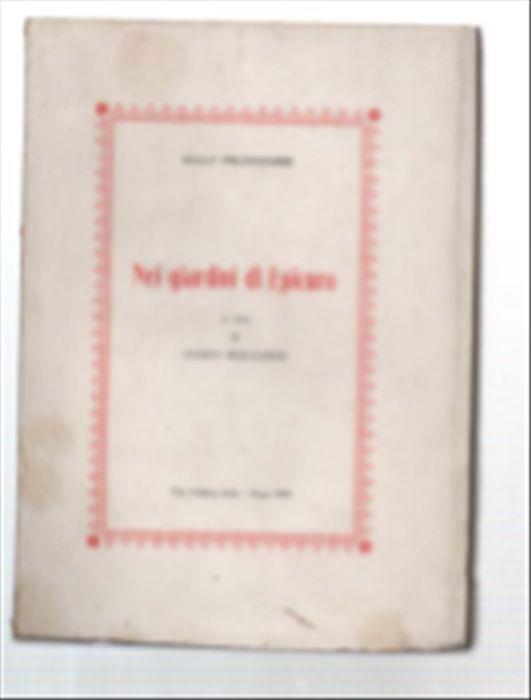 Nei Giardini Di Epicuro - Sully Prudhomme - copertina