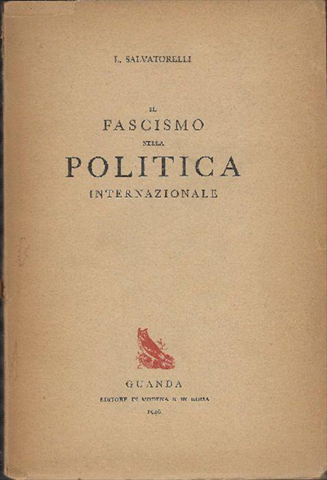 Il Fascismo Nella Politica - L. Salvatorelli - copertina
