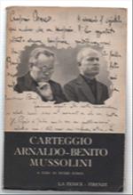 Carteggio Arnaldo - Benito Mussolini