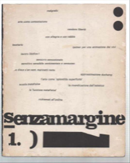 Senzamargine 1 - copertina