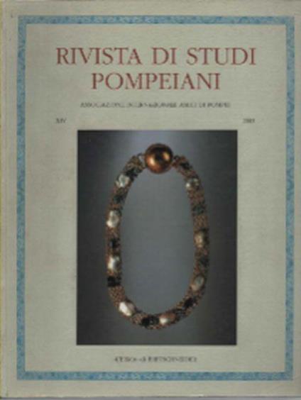 Rivista Di Studi Pompeiani, Xiv - 2003 - copertina