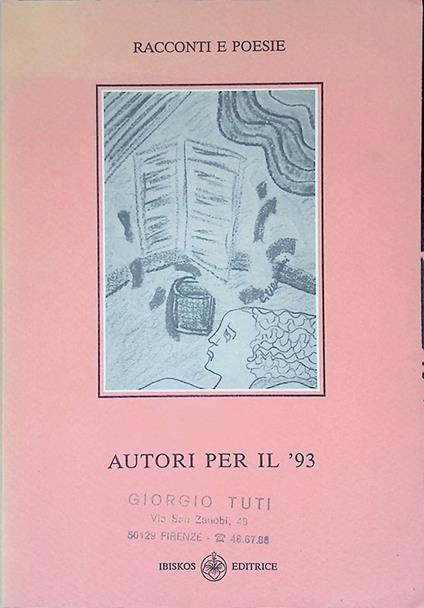 Racconti e poesie. Autori per il '93 - copertina