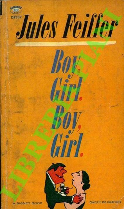 Boy, Girl. Boy, Girl - Jules Feiffer - copertina